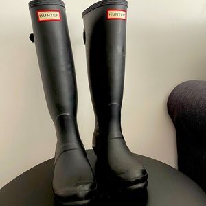 HUNTER Original black rainboots